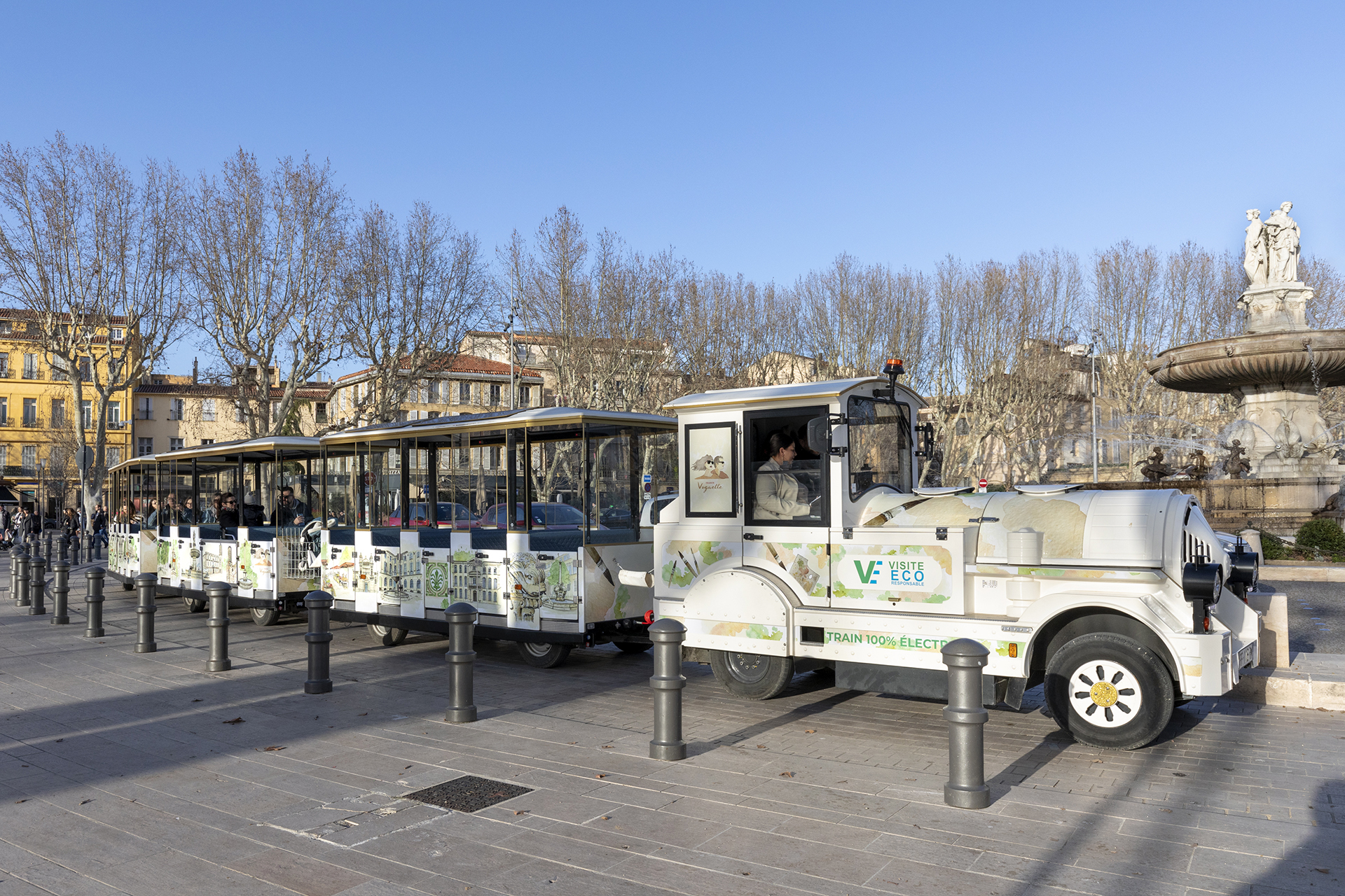 Visite d'Aix-en-Provence en petit train électrique