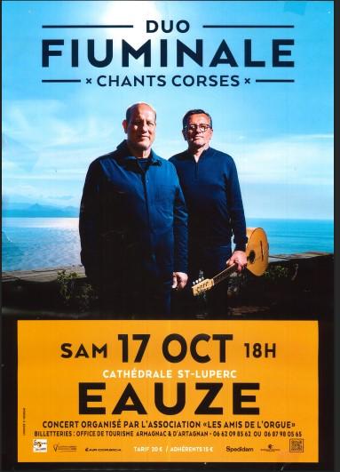 Concert avec le Duo FIUMINALE_Eauze