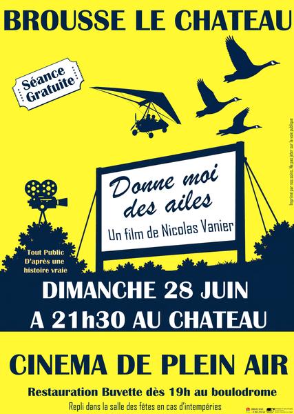 Cinéma de plein air à Brousse