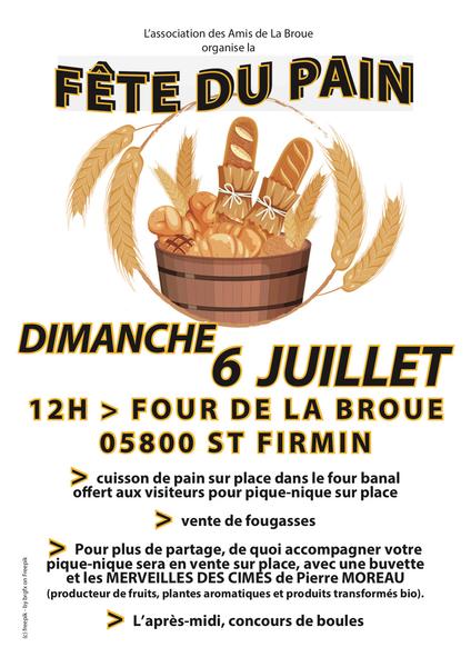 Fête du pain_Saint-Firmin - © Amis de la broue Fête du pain_Saint-Firmin - © Amis de la broue