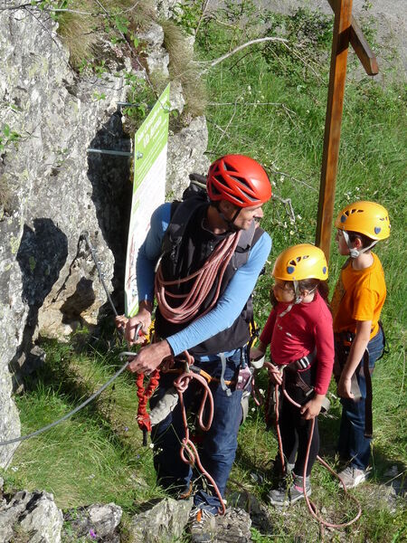 Damien, via ferrata st christophe