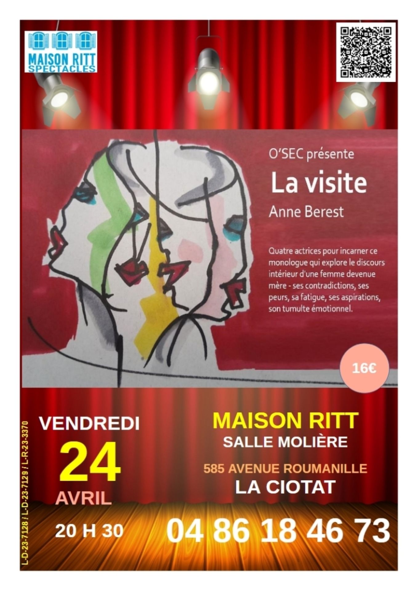 Pièce de théâtre La Visite par le collectif O’Sec