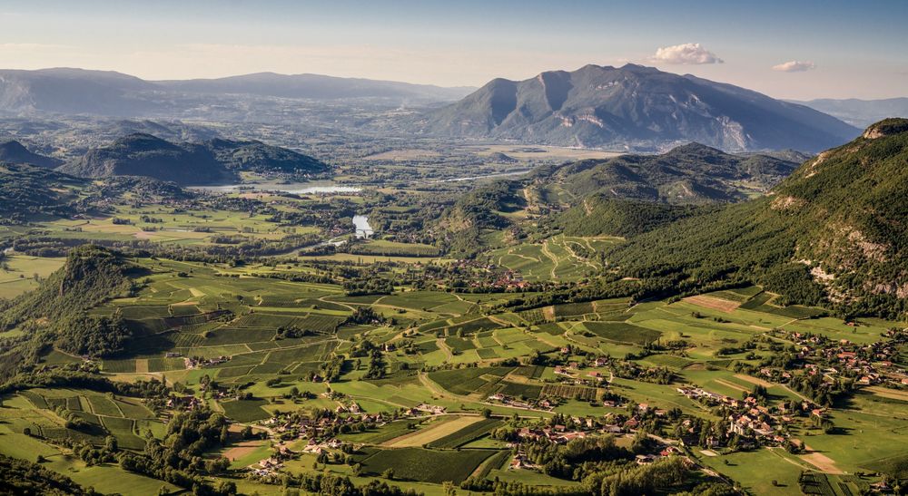Vue générale du territoire - Entre Rhône et Dent du Chat