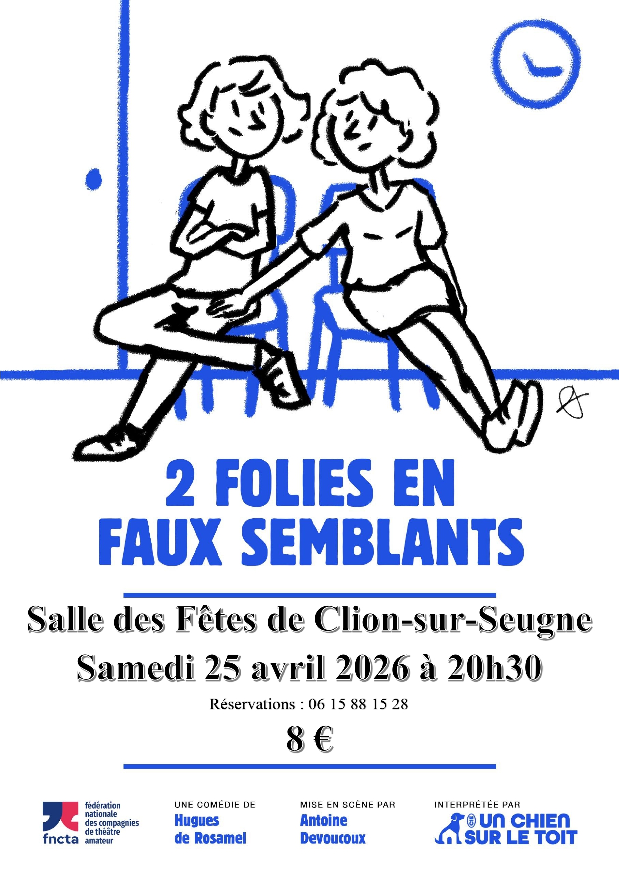 Théâtre 2 folies en faux-semblants