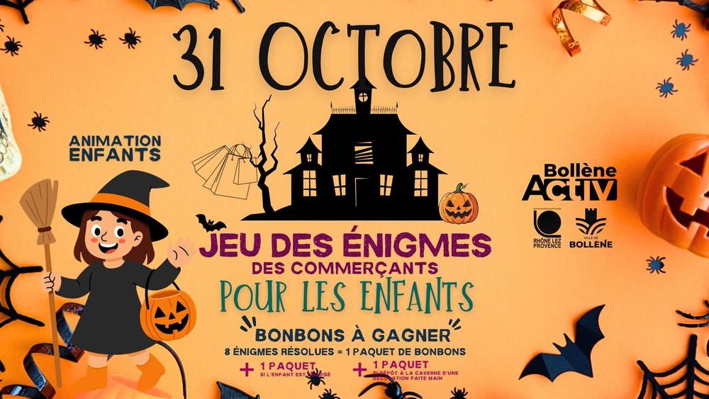 Jeu des énigmes des commerçants>