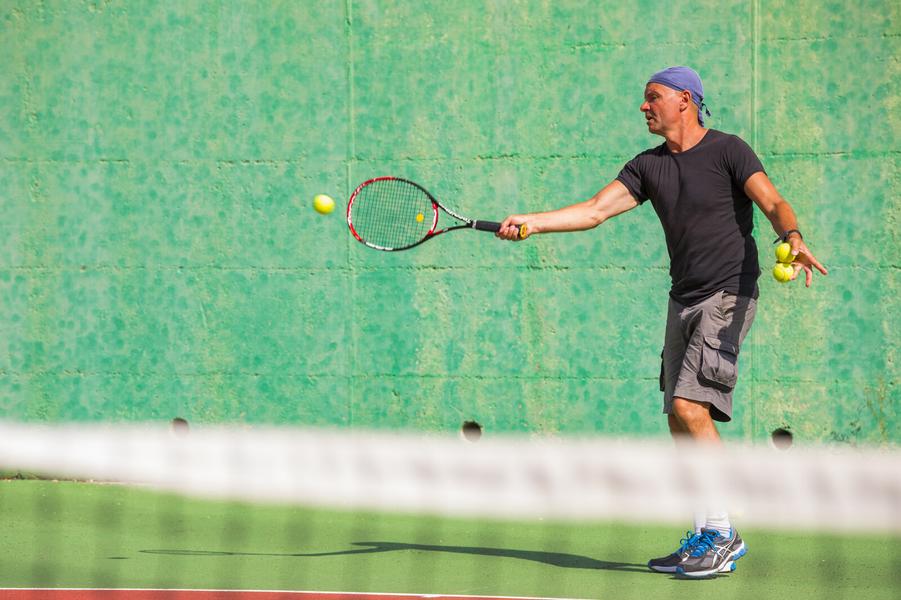 Tennis adulte : séance_Le Grand-Bornand