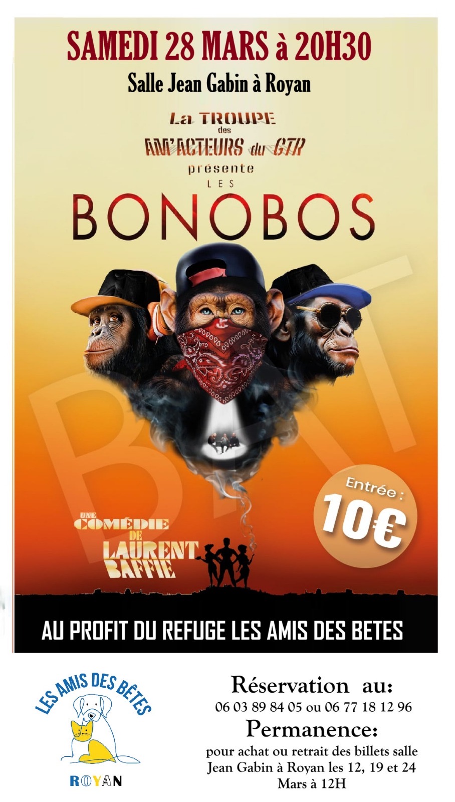 Les Am'acteurs du GTR présentent "Les Bonobos"