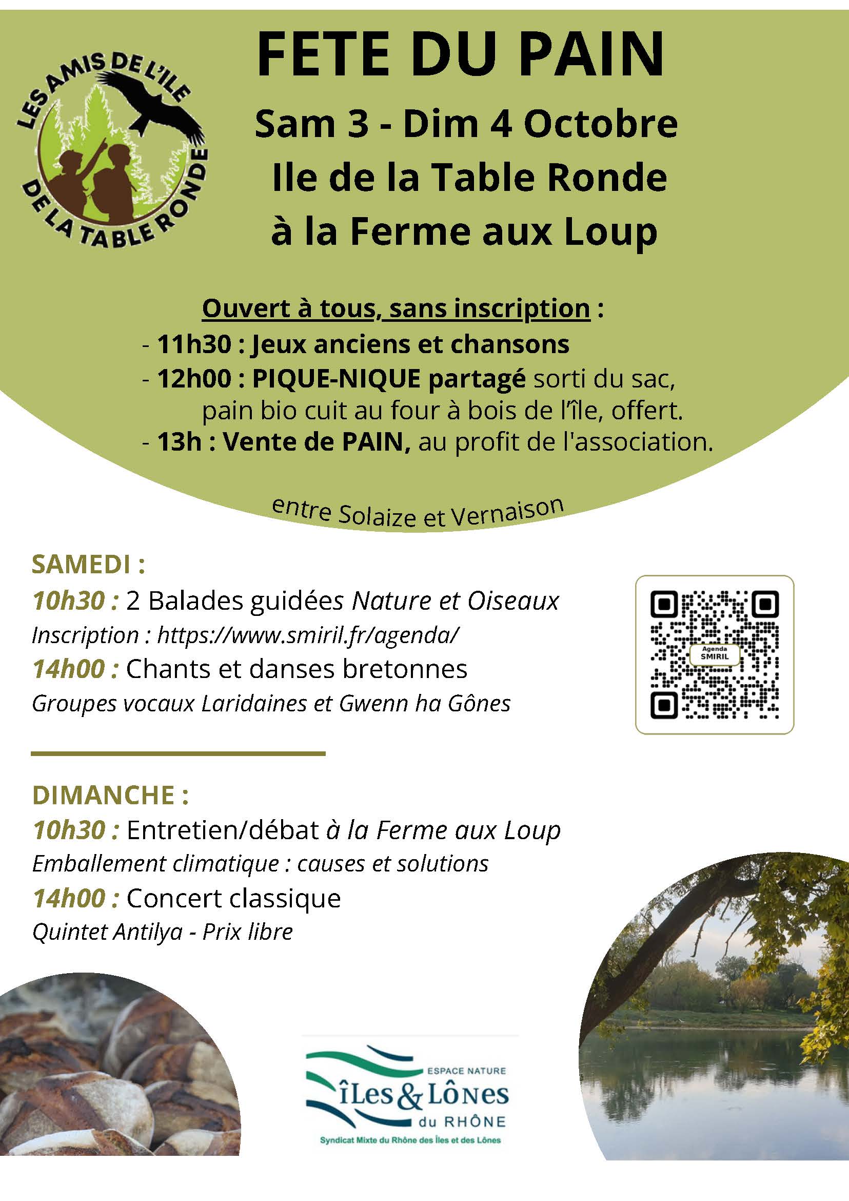 FÊTE DU PAIN de l'Ile de la Table Ronde_Sérézin-du-Rhône