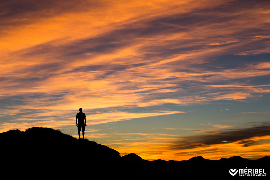 Méribel Coucher de Soleil