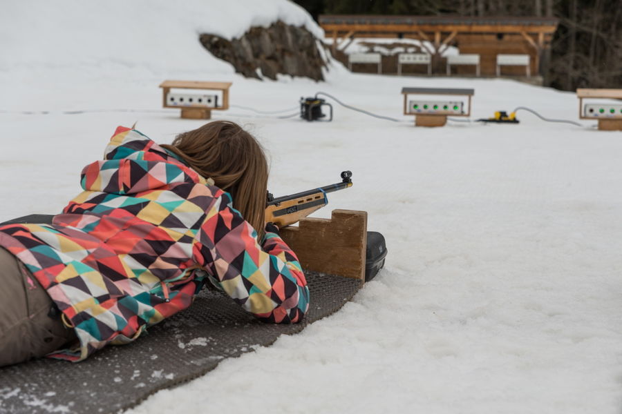 Biathlon au plateau d'Agy