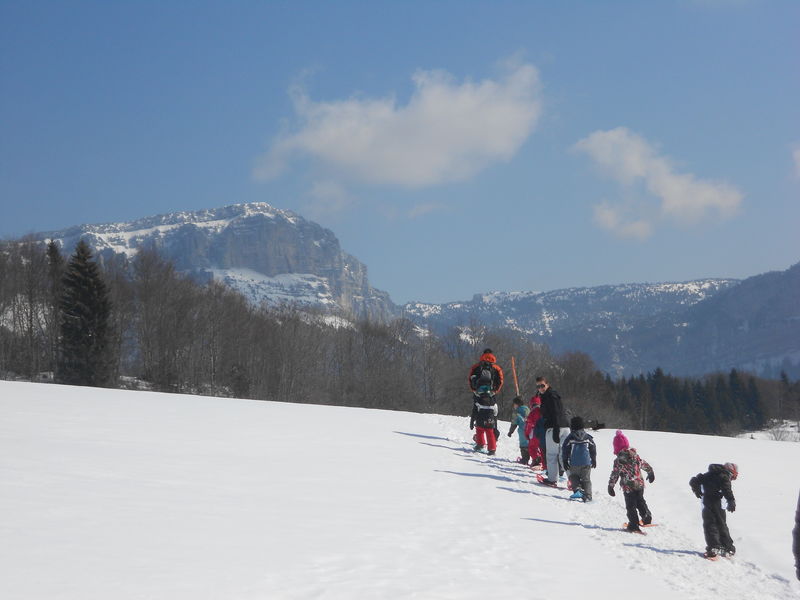 Sortie raquettes au Désert d'Entremont