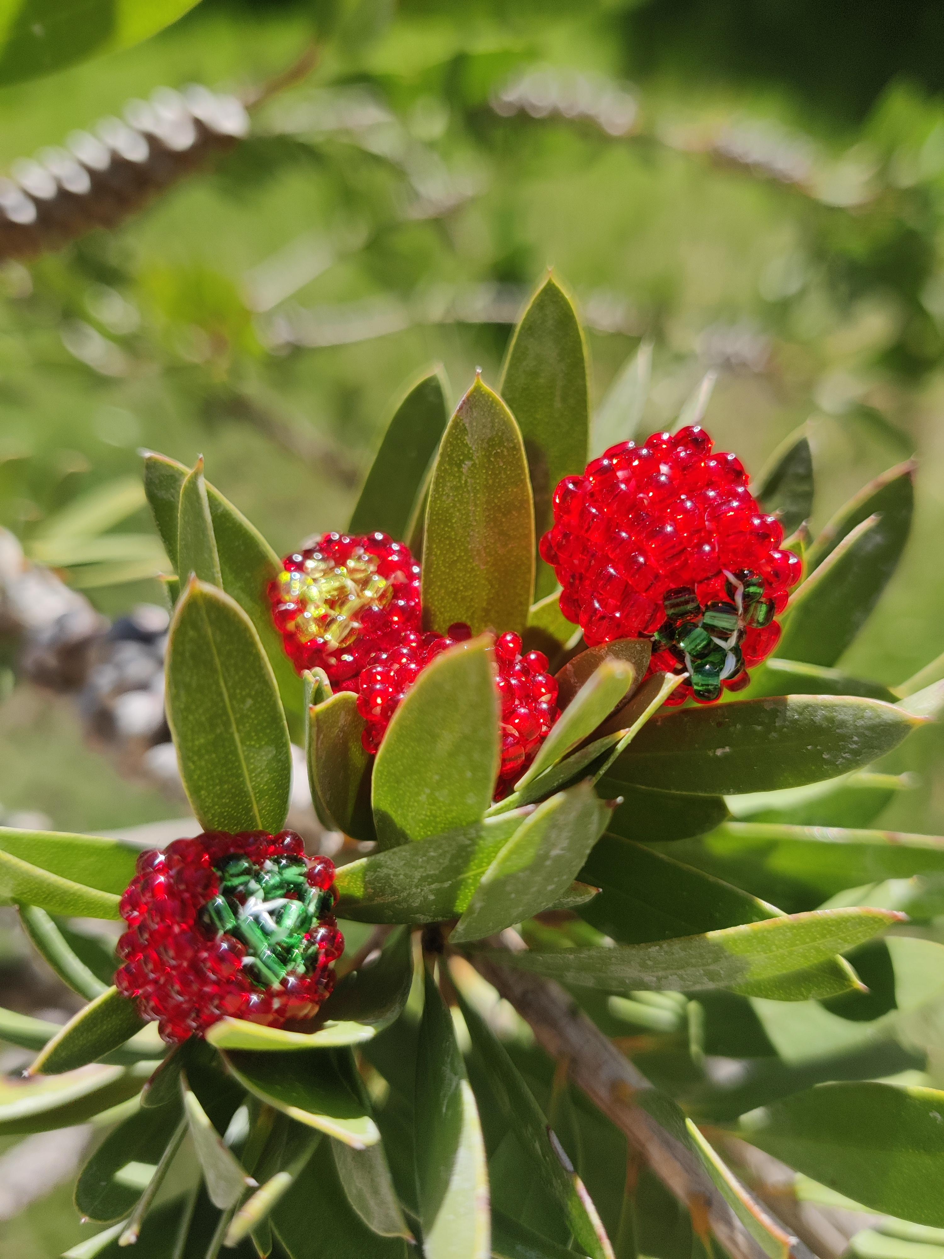 Animation "pendentif framboise"
