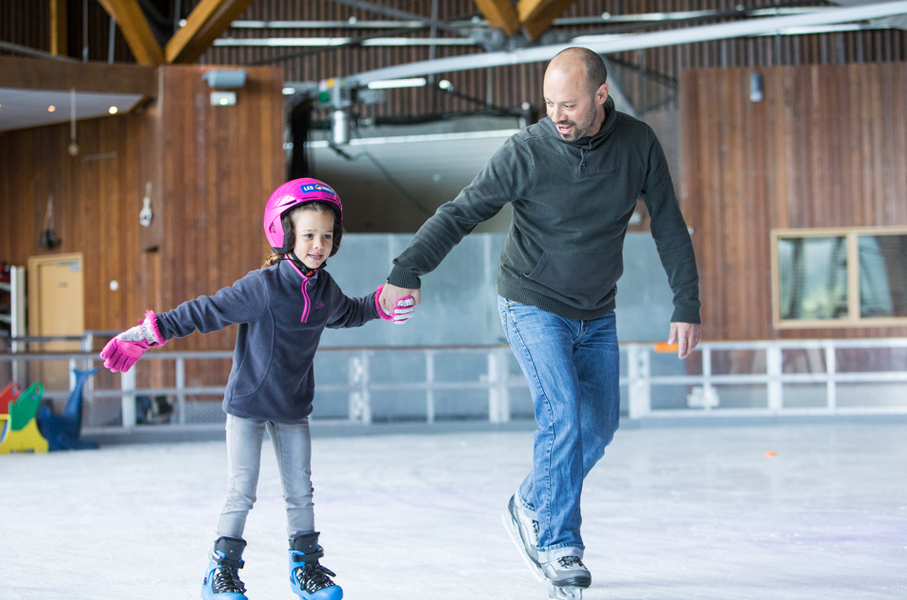 Rencontre avec L'Happy à la patinoire_Les Orres