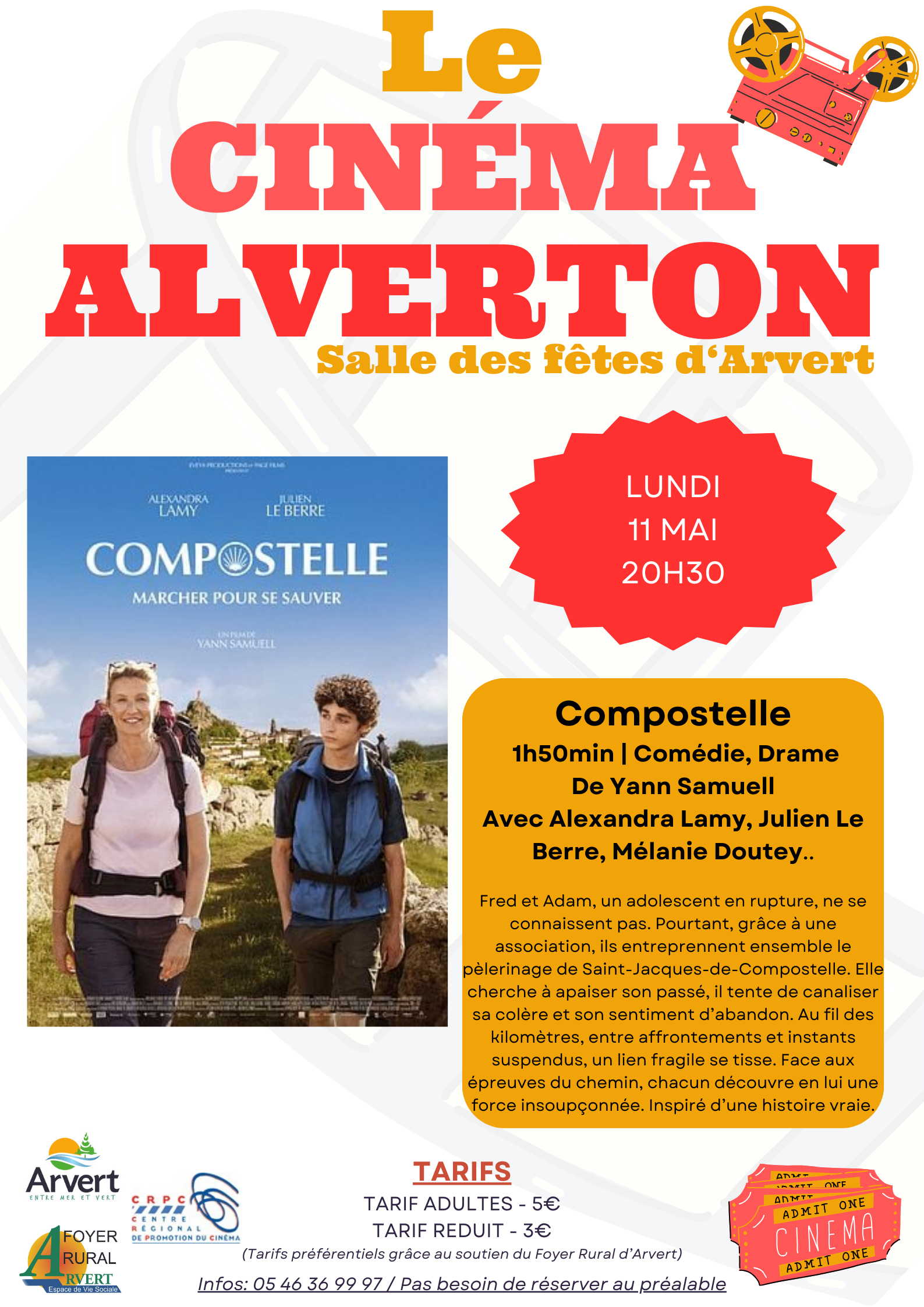 Cinéma Alverton : "Compostelle"