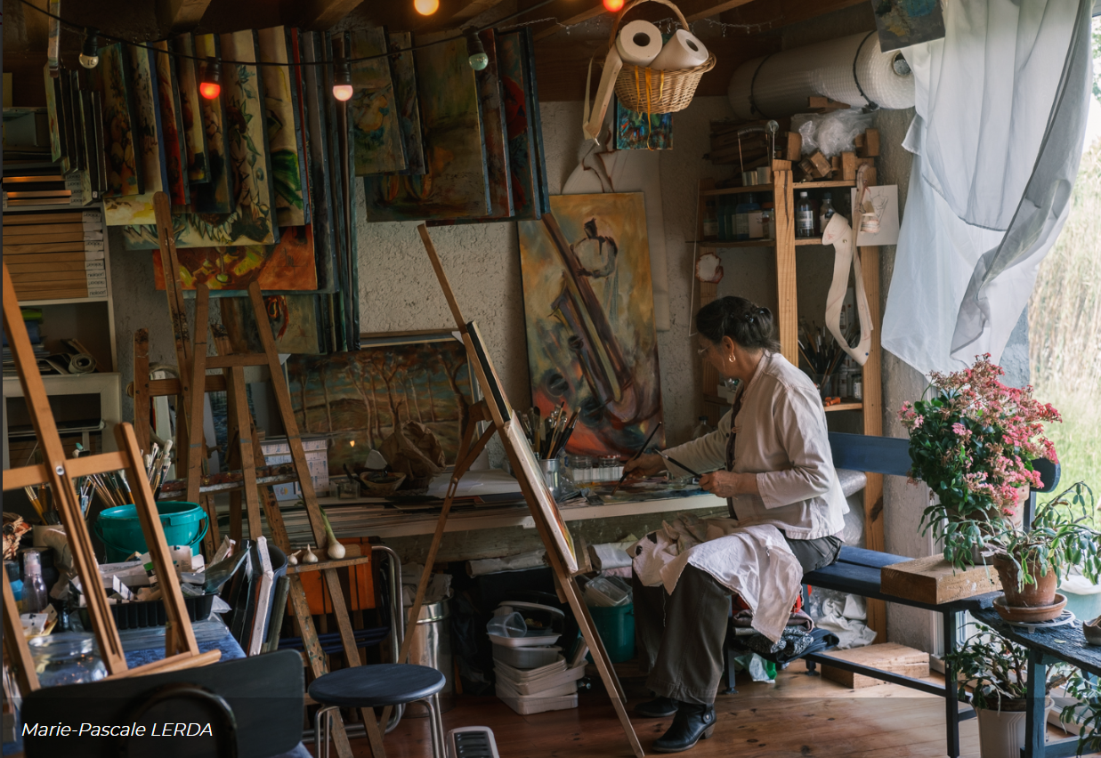 Journées des Ateliers d’Artistes d’Occitanie - Marie-Pascale LERDA -_Pis