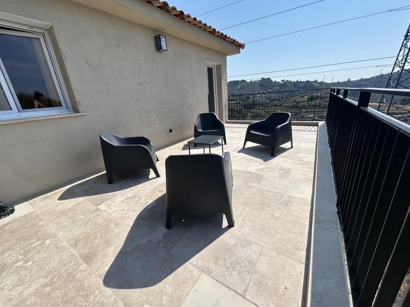 Gite de Bellet-Terrasse attenante chambre (3)-Gîtes de France Alpes-Maritimes