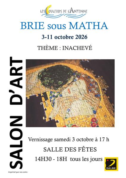Salon d'Arts - thème : "Inachevé"