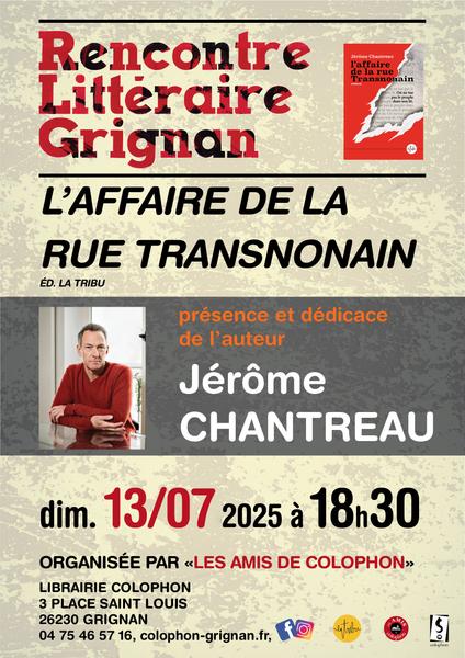 Rencontre littéraire - Grignan