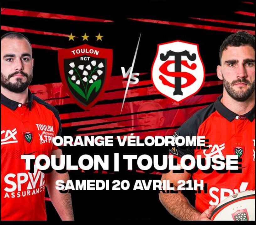 Match de rugby  RC Toulon- Stade Toulousain