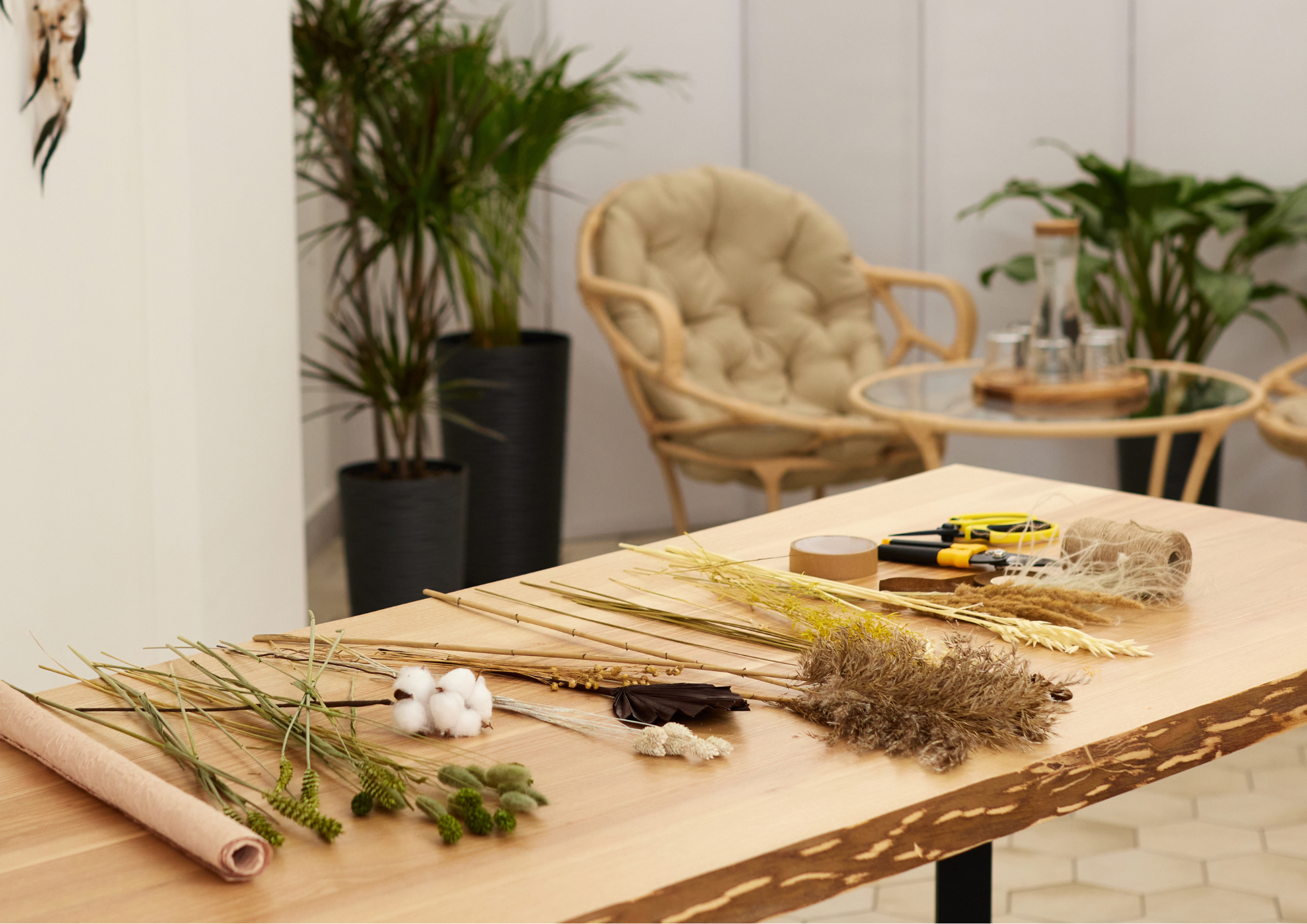 Atelier floral spécial fête des mères aux Caves vivaraises
