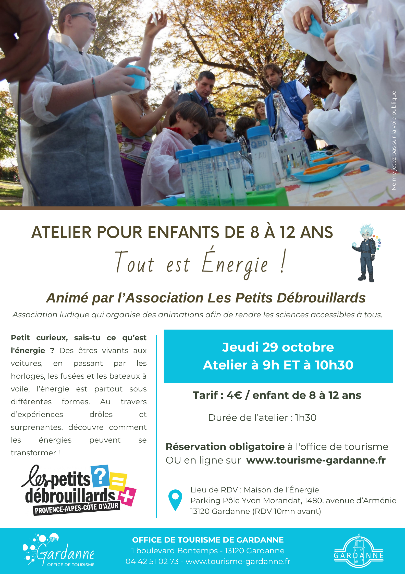 Atelier enfants « Tout est énergie»