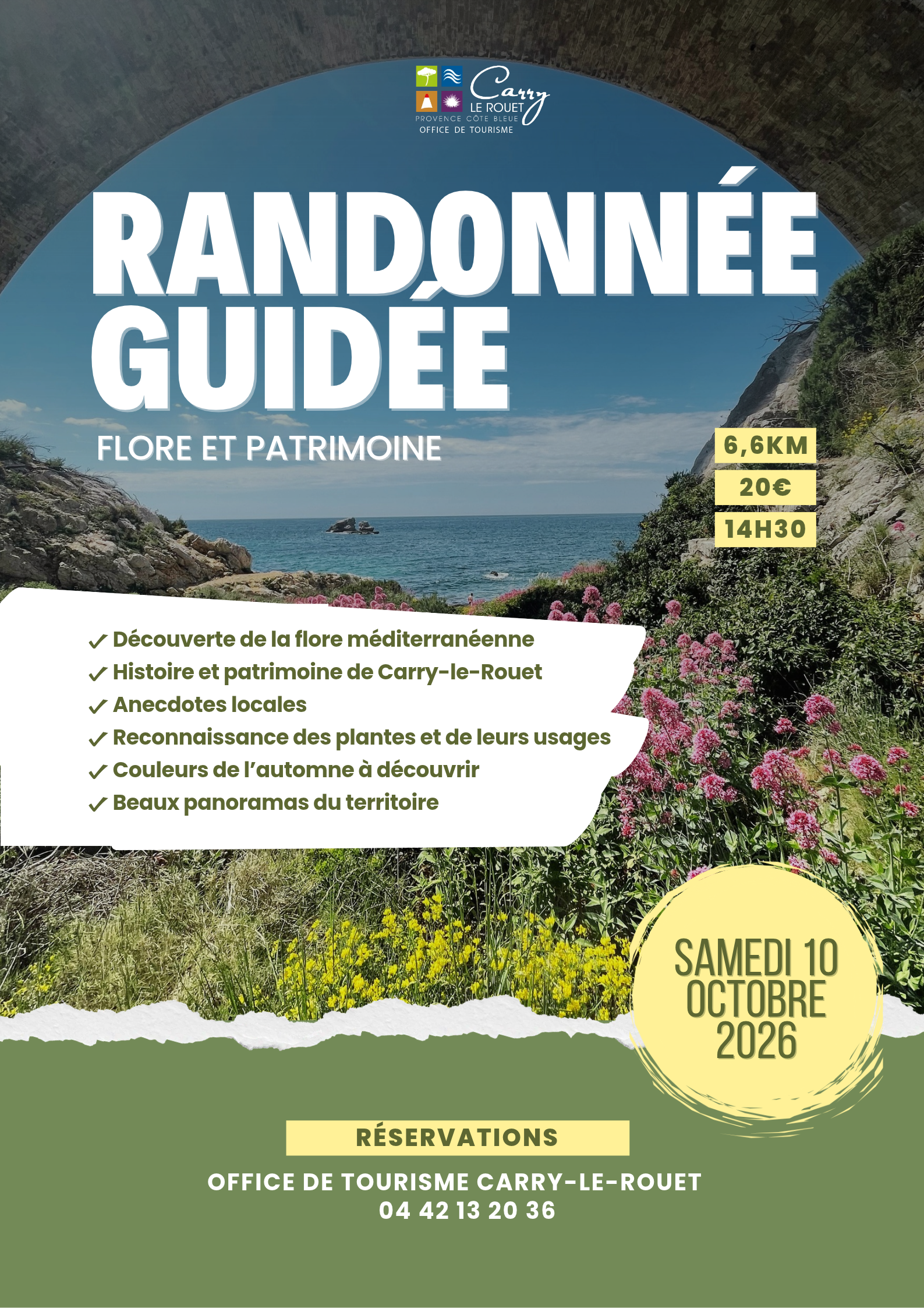 Randonnée flore d'automne et patrimoine octobre