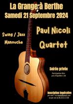 Concert Swing / Jazz Manouche: Pauli Nicoli Quartet