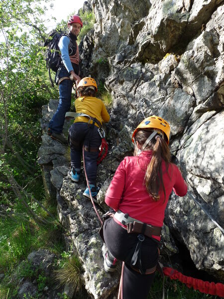 Damien, via ferrata st christophe