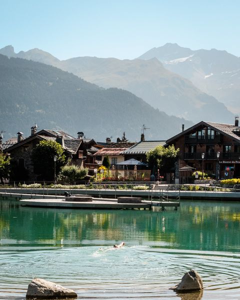 Baignade lac du Praz