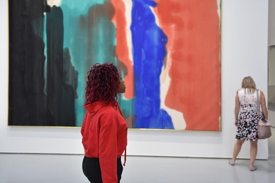 Visite d'une exposition au MAMC+, 2018.