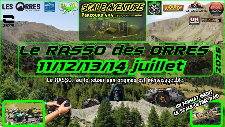 RASSO des Orres - Rallye Raid 4x4 radiocommandés_Les Orres