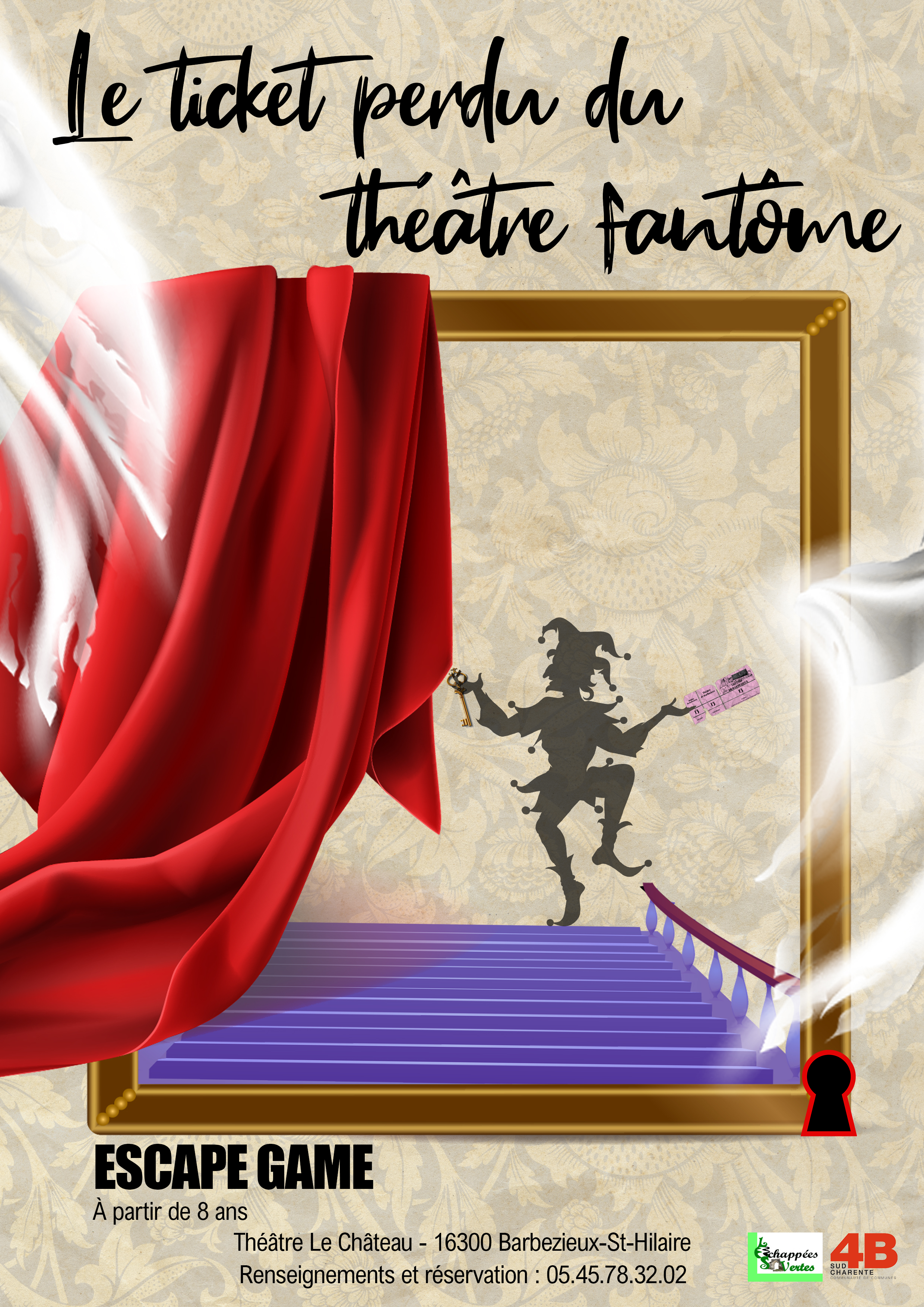 Escape game du château de Barbezieux : le ticket perdu du théâtre fantôme