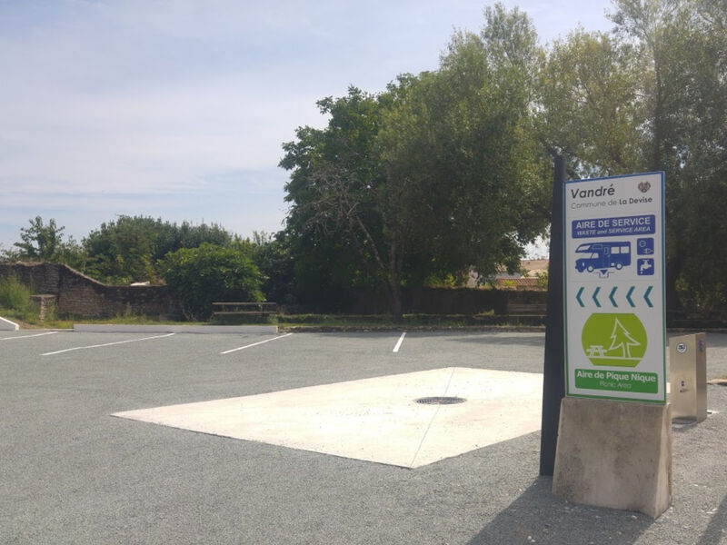 Vue de laire de services
