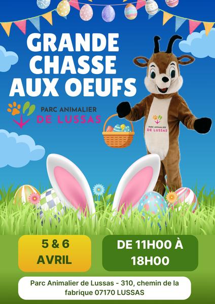 Célébrez Pâques au Parc animalier à Lussas