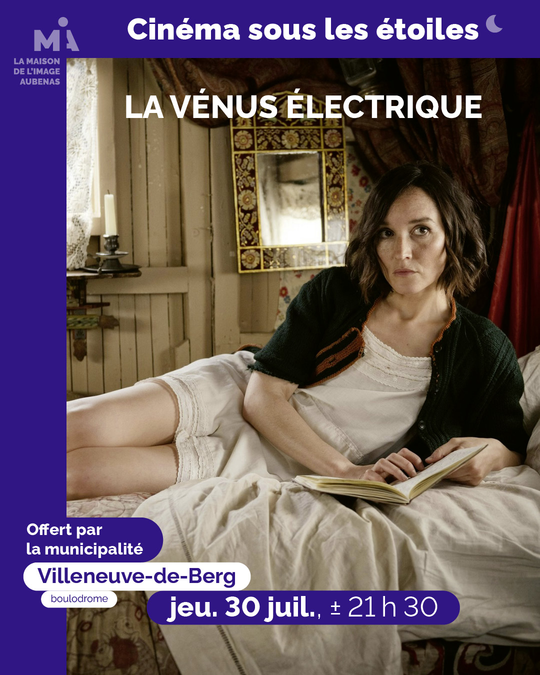 Cinéma sous les étoiles avec "La Vénus électrique"