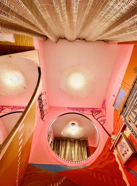 Cabine d'essayage Paddle Art Café