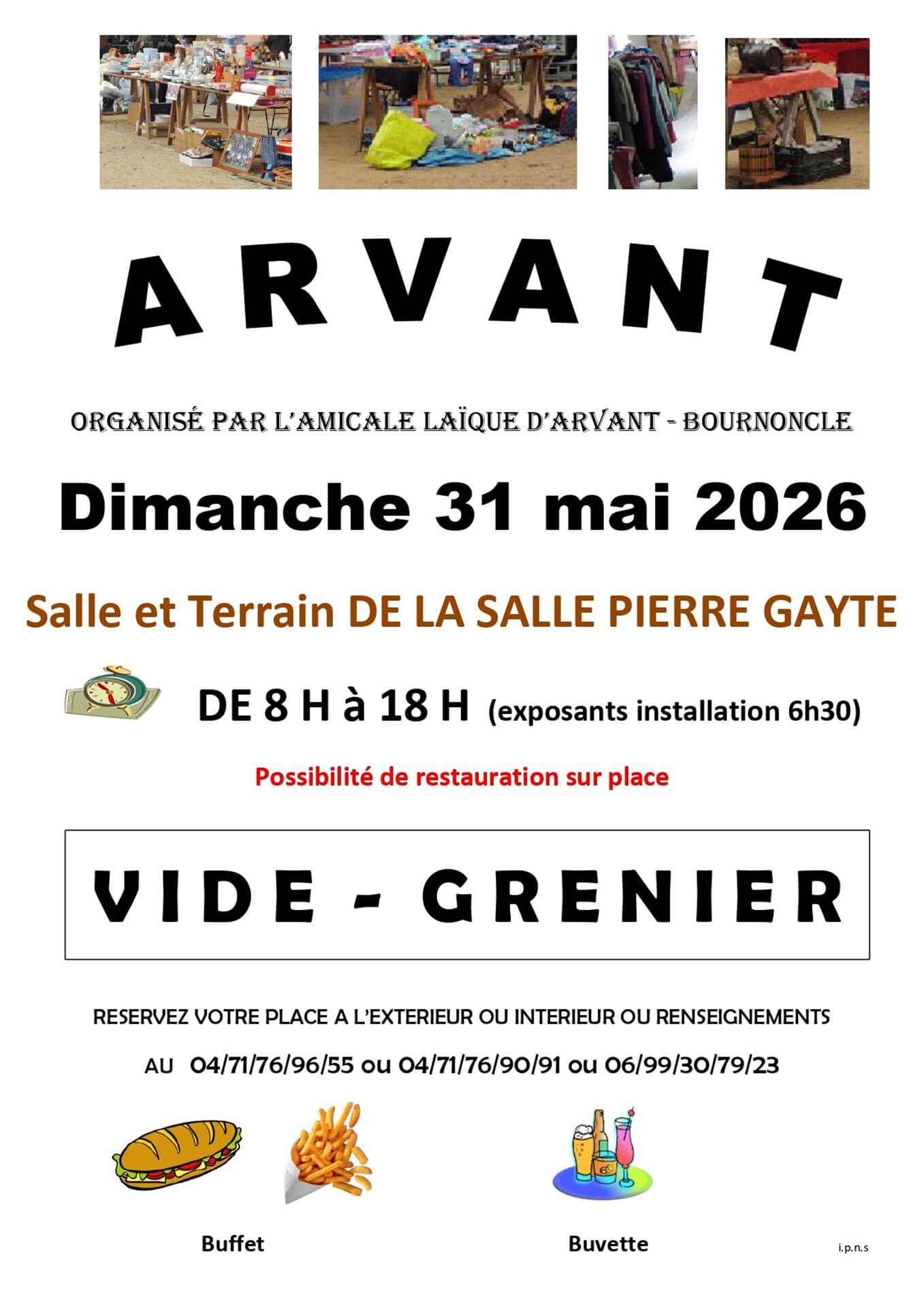 Vide-grenier d'Arvant
