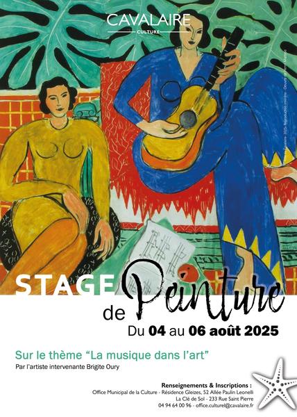 Cavalaire-Sur-Mer : Stage de peinture adultes et enfants