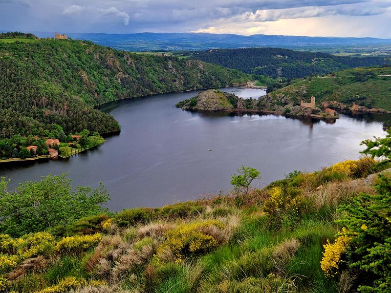 Gorges de la Loire, île de Grangent