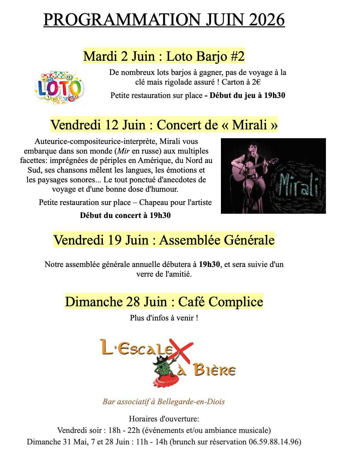 Concert - Mirali