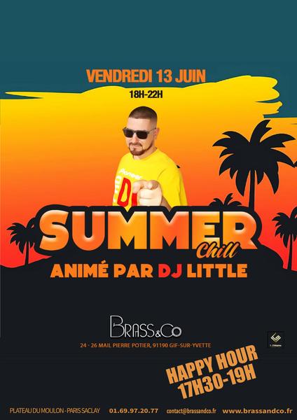 SOIRÉE SUMMER CHILL ANIMÉ PAR DJ LITTLE