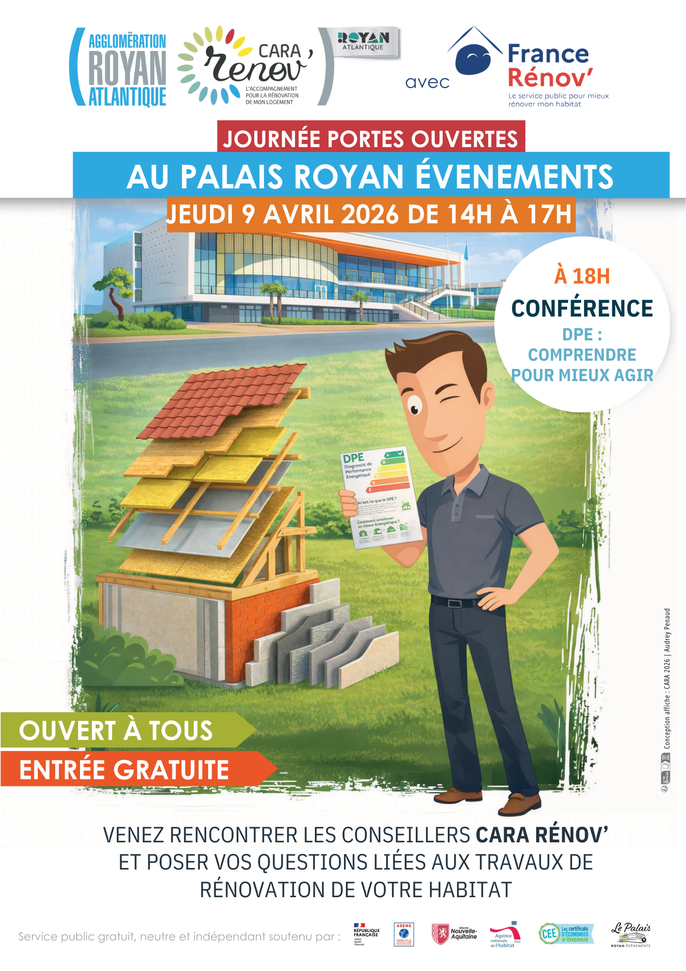 Journée portes ouvertes – Rénovation de l’habitat CARA Rénov' / Conférence "DPE comprendre pour mieux agir"