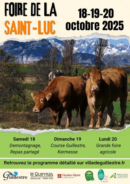 affiche foire - © Mairie Guillestre Foire de la Saint-Luc_Guillestre - © Mairie Guillestre
