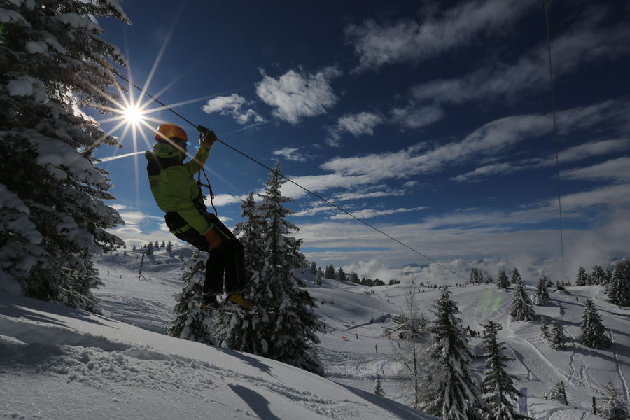 Tyrolienne - Chamonix Séminaires