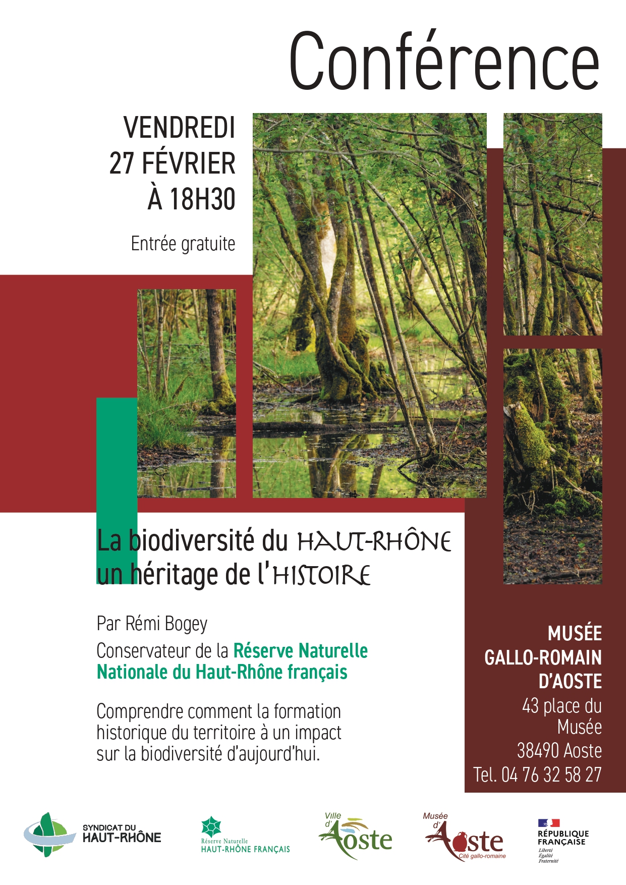 Conférence : La biodiversité du Haut-Rhône, un héritage de l’histoire_Aoste