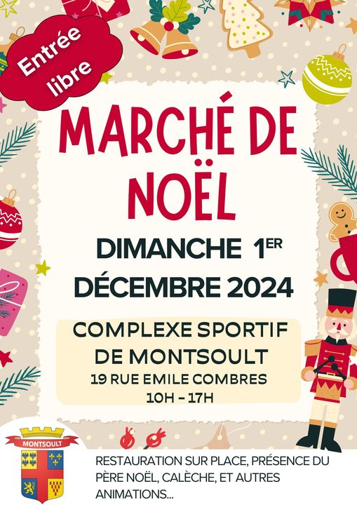 Marché de Noël de Montsoult 2024 Le 1 déc 2024