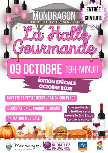 Marché nocturne La Halle Gourmande>