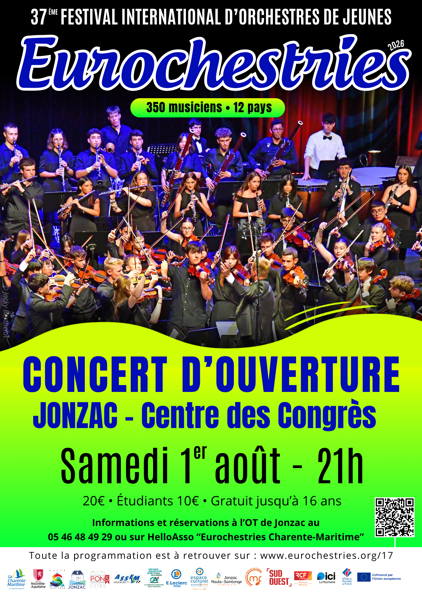 Concert d'ouverture - 37ème festival international des Eurochestries