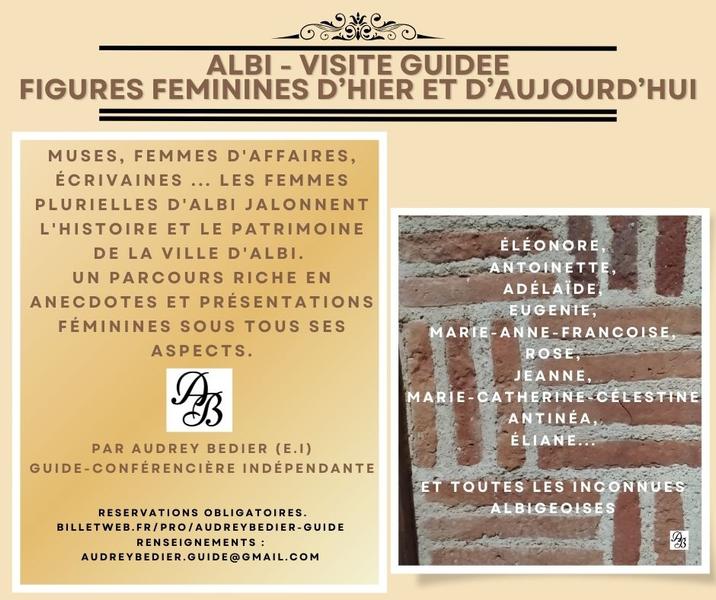 Figures féminines d'hier et d'aujourd'hui - visite guidée