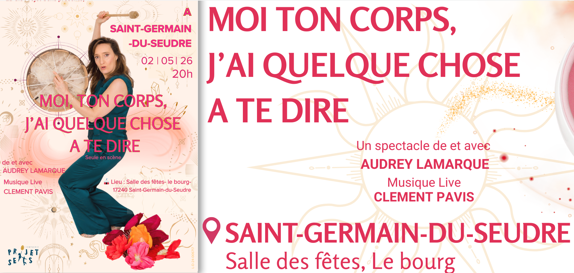 Théatre "Moi, ton corps, j'ai quelque chose à te dire"